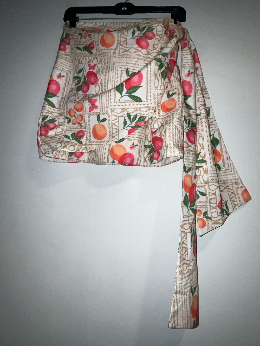 VICI Citrus shine wrap mini skirt